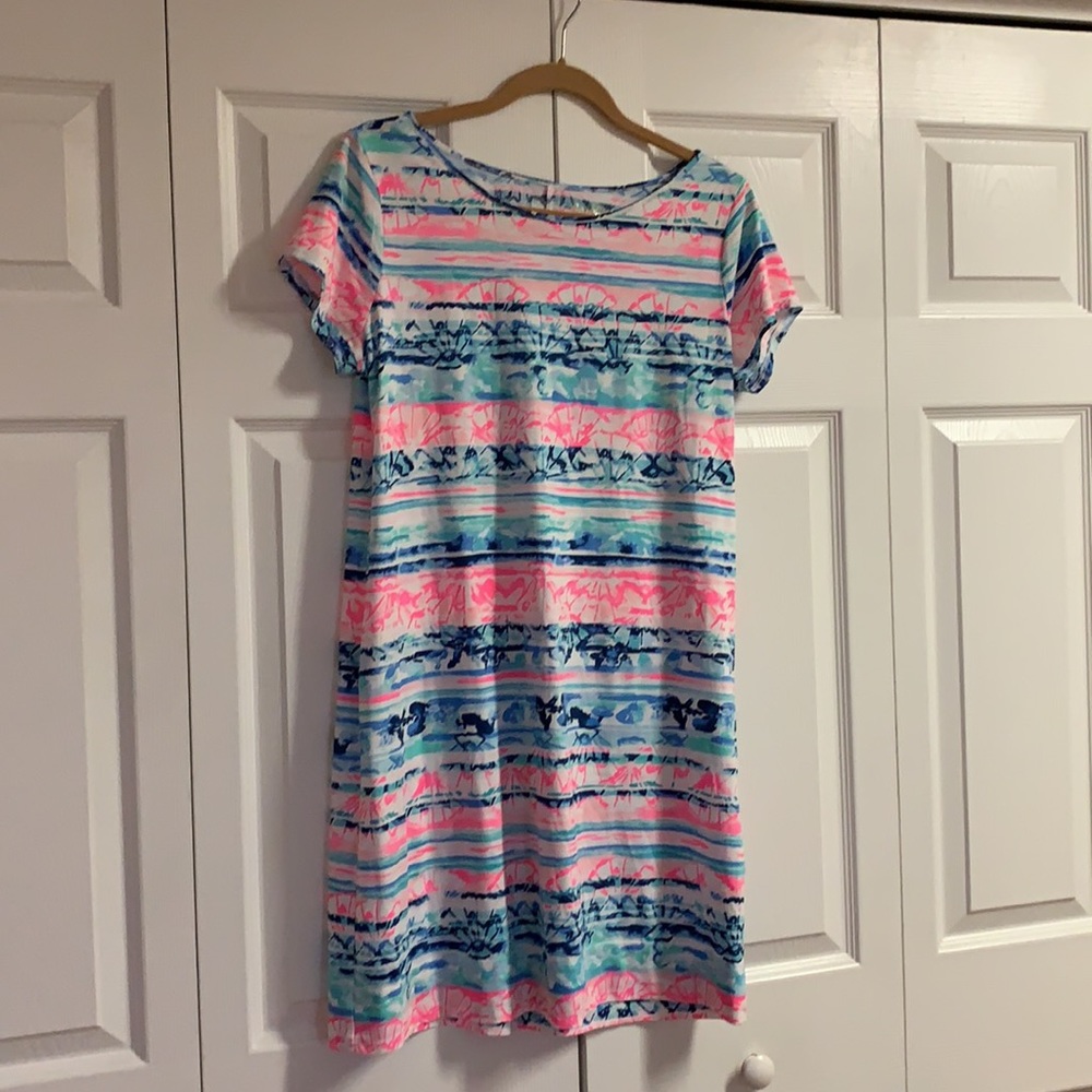Pretty Lilly Pulitzer T-Shirt Dress, gently worn